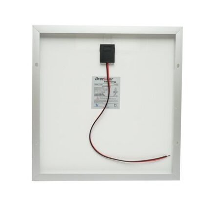 Panou solar 30W fotovoltaic monocristalin cu cablu de conectare 90cm si tensiune maxima 18V 420x405x25mm Breckner Germany