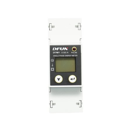 2-100.jpg Kit releu putere DFUN DFPM91 smart meter, monofazic 220V, 63A cu siguranta digitala, transformator Split Core 600V, 50-60Hz - imagine 1