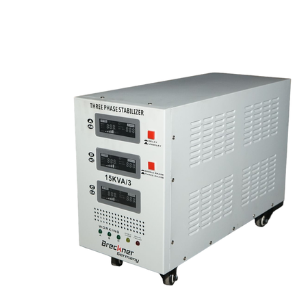 2-102.png Stabilizator automat de tensiune 15KVA, 12KW trifazat cu servomotor Breckner Germany - imagine 1