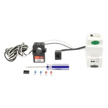 Kit releu putere, Split Core GM1000 200A/5A GOODWE smart meter , monofazic 110-230V, 120A/40mA cu siguranta digitala, transformator