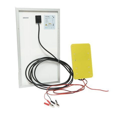 2-2.jpg Panou solar 30W fotovoltaic monocristalin 550x330x18mm cu regulator 12-24V/10Ah, 2x USB si cablu 2m pentru baterie Breckner Germany - imagine 1