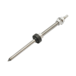 Surub distantier pentru acoperis tabla cutata M10x200mm cu garnitura cauciuc pentru prinderi panou solar fotovoltaic sistem B