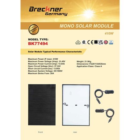 2-33.jpg Panou solar 410W fotovoltaic monocristalin 37V cablu si conector MC4 1722x1134x35mm Breckner Germany - imagine 1