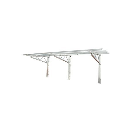2-333.jpg Carport 2 masini cu sistem, structura prinderi panouri solare fotovoltaice(660W) 9.24KW - imagine 1