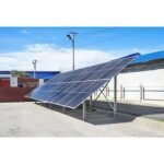 Sistem complet montare, structura panouri solare fotovoltaice la sol-ciment 10KW Breckner Germany