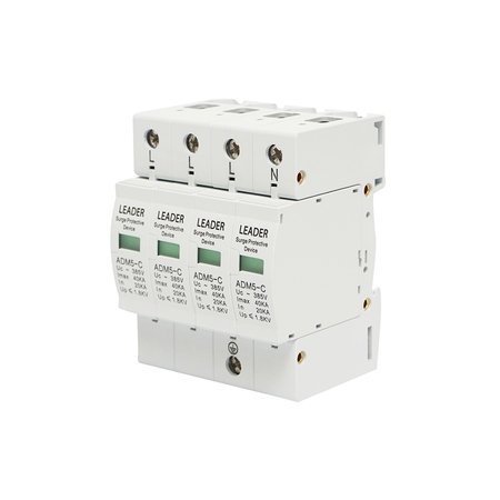 2-425.jpg Descarcator la supratensiune cu semnalizare pentru sisteme fotovoltaice LA-SPD-4P-40kA-385V Leader - imagine 1