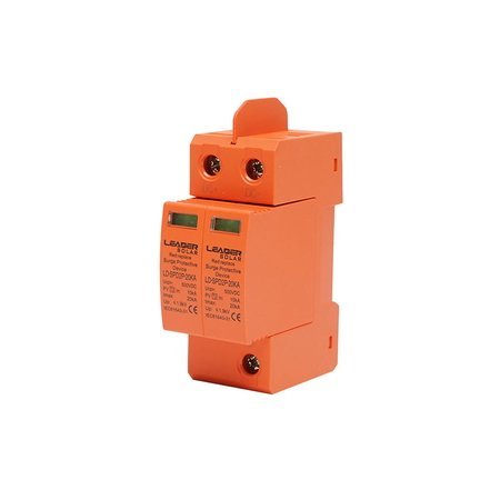 2-437.jpg Descarcator la supratensiune cu semnalizare pentru sisteme fotovoltaice LD-SPD-2P-20kA-500VDC Leader - imagine 1