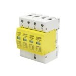 Descarcator la supratensiune cu semnalizare pentru sisteme fotovoltaice LA-SPD-4P-20kA-385V Leader