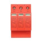 Descarcator de supratensiune cu semnalizare sisteme fotovoltaice DC 3P tip C 1500VDC Longroad