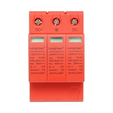 Descarcator de supratensiune cu semnalizare sisteme fotovoltaice DC 3P tip C 1500VDC Longroad
