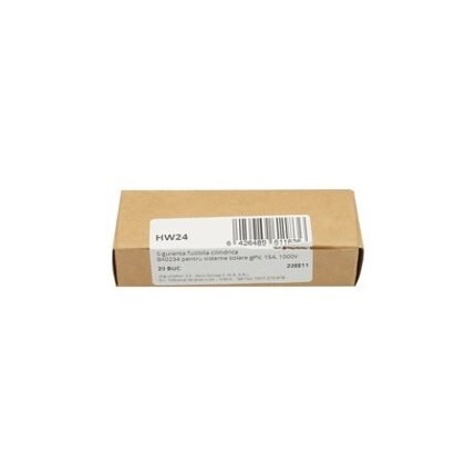 Siguranta fuzibila 10x38mm cilindrica BX0234 pentru sisteme solare gPV, 15A, 1000V Leader