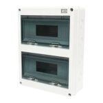 Tablou electric aplicat 2 randuri, 24 module, IP65, 420x295x130mm