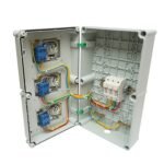 Tablou grup prize organizare santier 2x415V/16A, 1x250V/16A, 520x300x160mm IP44/IP67 SUNTREE