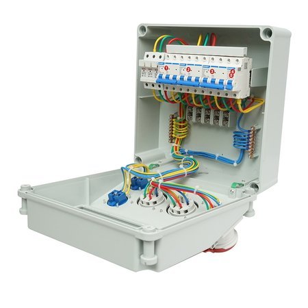 2-544.jpg Tablou grup prize organizare santier 2x230V/16A, 3x415V/16A, 330x330x170mm IP44/IP67 SUNTREE - imagine 1