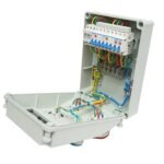 Tablou grup prize organizare santier 2x250V/16A, 2x415V/32A, 380x280x150mm IP44/IP67 SUNTREE