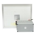 Panou solar 25W 355x420x20mm cu baterie 12V/14Ah Breckner Germany