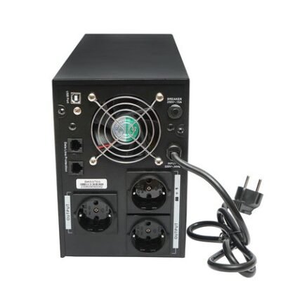 UPS 3000VA/1800W cu baterii 4x9Ah si 3 prize shuko, LCD, USB, AVR Breckner Germany