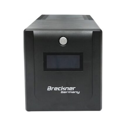 UPS 1500VA/900W cu baterii 2x9Ah si 4 prize schuko, LCD, USB, AVR Breckner Germany