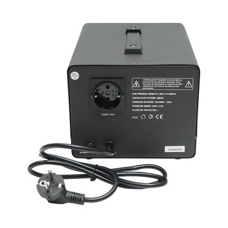 2-608.jpg Stabilizator automat de tensiune 500VA monofazic cu servomotor Breckner Germany - imagine 1