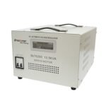 Stabilizator automat de tensiune 10.5KVA cu servomotor monofazat, 2 prize schuko 230V, afisaj LCD Breckner Germany