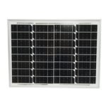 Panou solar 20W monocristalin 400x300x17mm cu regulator tensiune 10A, 12/24V Breckner Germany
