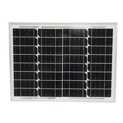 Panou solar 20W monocristalin 400x300x17mm cu regulator tensiune 10A, 12/24V Breckner Germany