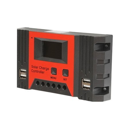 2-634.jpg Regulator tensiune PWM panou solar 20A 12V/24V 4X port USB (12V=260W) (24V=520W) max. 50V - imagine 1