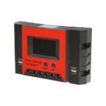 Regulator tensiune PWM panou solar 60A 12V/24V 4X port USB (12V=780W) (24V=1560W) max. 50V