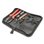 Set 4 scule sertizare cabluri elctrice si conectori MC4 panouri fotovoltaice Leader