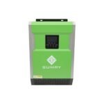 Sistem solar fotovoltaic cu invertor 5.5KW 220V OFF-Grid Hibrid 127A si baterii 200AH Breckner Germany