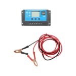 Panou solar 20W fotovoltaic monocristalin 400x300x17mm, regulator de incarcare 12/24V 10Ah, cablu 1.5/2m Breckner Germany