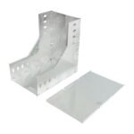 Cot vertical 90 grade de coborare din otel galvanizat pentru jgheab 100x200mm