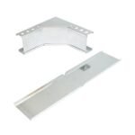 Cot vertical 90 grade de urcare din otel galvanizat pentru jgheab 100x50mm