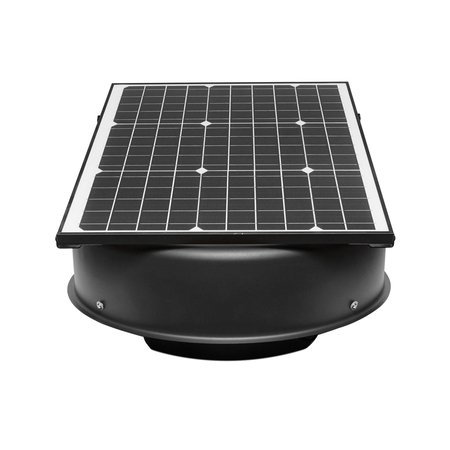 2-847.jpg Ventilator axial de tavan 300mm cu panou solar 2100m3/h Breckner Germany - imagine 1