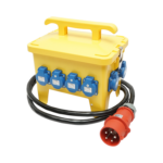 Tablou grup prize organizare santier portabil 2x415V/16A, 6x230V/16A, 300x230x287mm IP44/IP54 Breckner Germany